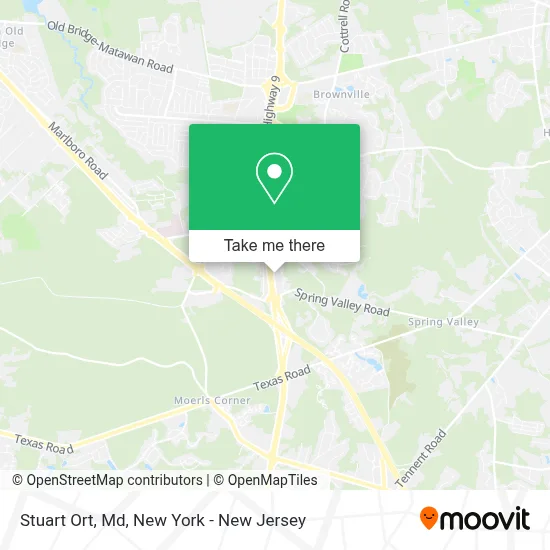 Stuart Ort, Md map