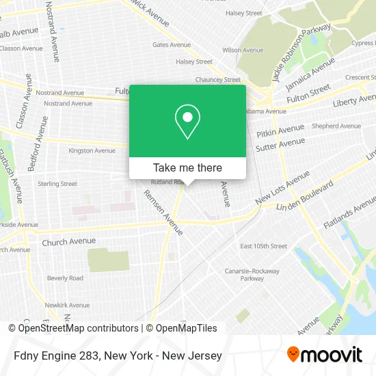 Fdny Engine 283 map