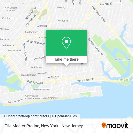 Tile Master Pro Inc map