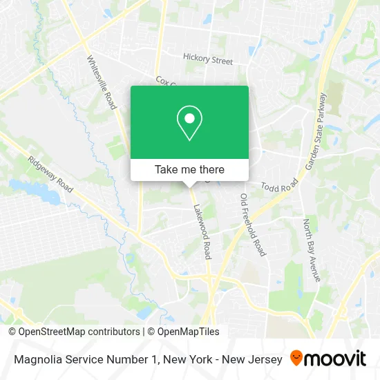 Magnolia Service Number 1 map