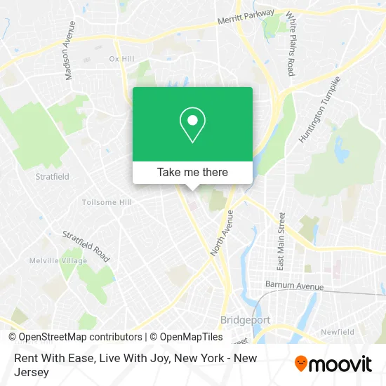 Rent With Ease, Live With Joy map