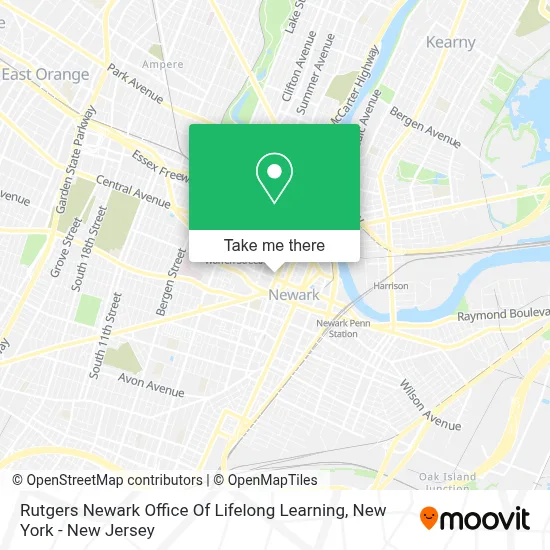Rutgers Newark Office Of Lifelong Learning map
