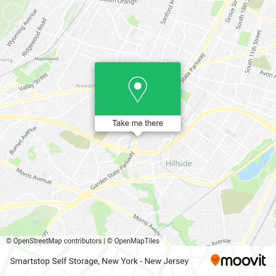 Smartstop Self Storage map