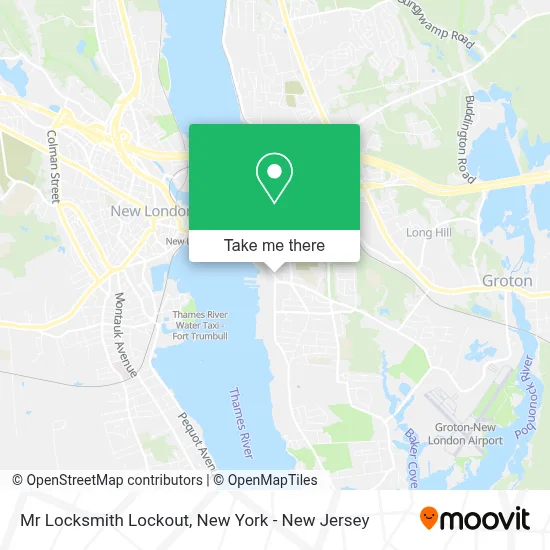 Mr Locksmith Lockout map