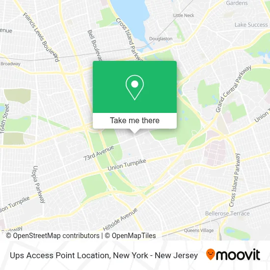 Ups Access Point Location map
