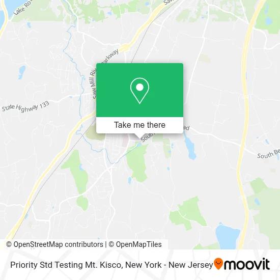 Priority Std Testing Mt. Kisco map