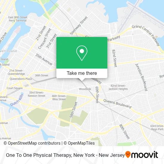 One To One Physical Therapy map