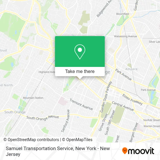 Samuel Transportation Service map