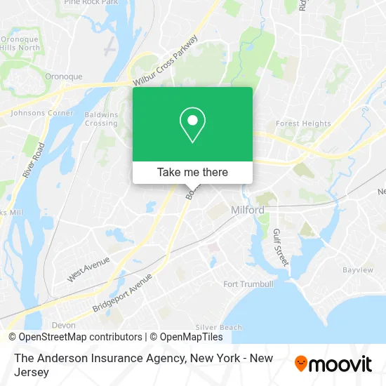 The Anderson Insurance Agency map