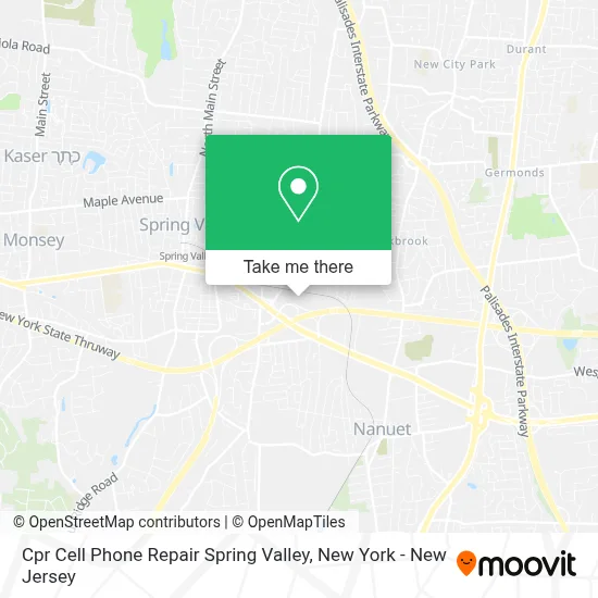 Cpr Cell Phone Repair Spring Valley map