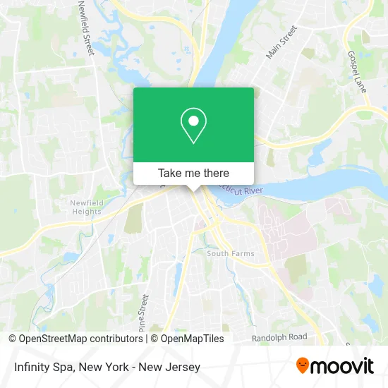 Infinity Spa map