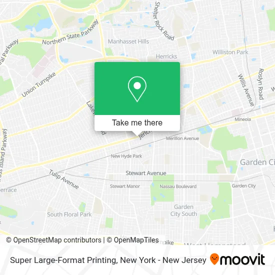 Super Large-Format Printing map