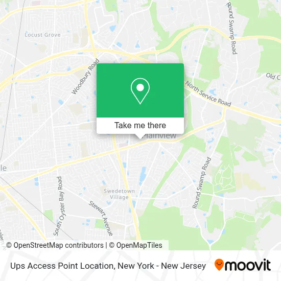 Ups Access Point Location map