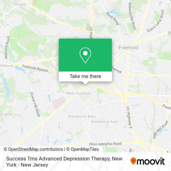 Success Tms Advanced Depression Therapy map
