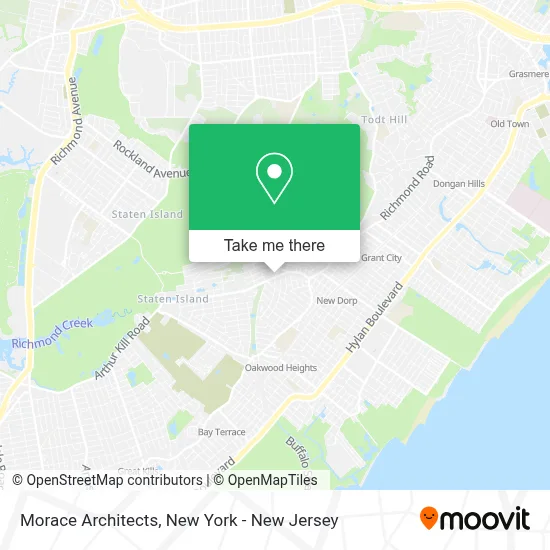 Morace Architects map