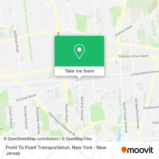 Point To Point Transportation map