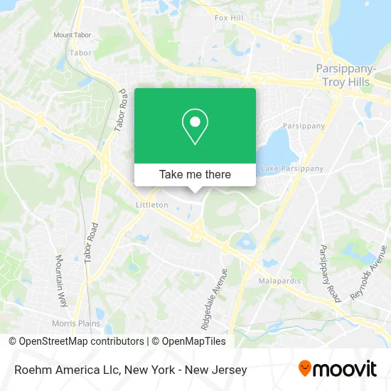 Roehm America Llc map