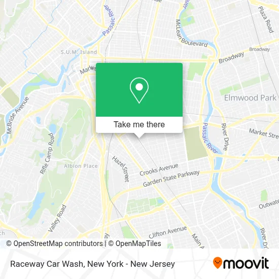 Raceway Car Wash map