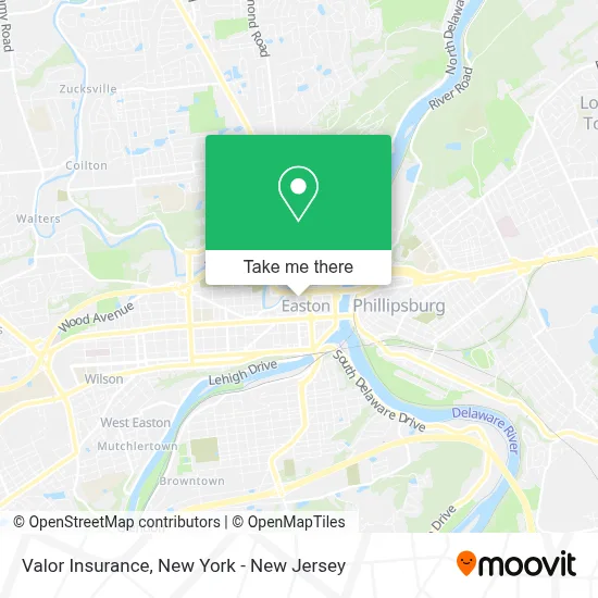 Valor Insurance map