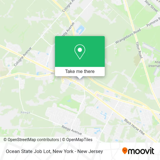Ocean State Job Lot map