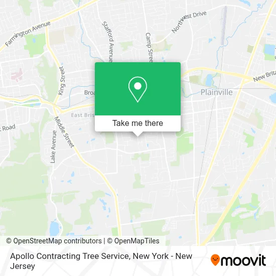 Apollo Contracting Tree Service map