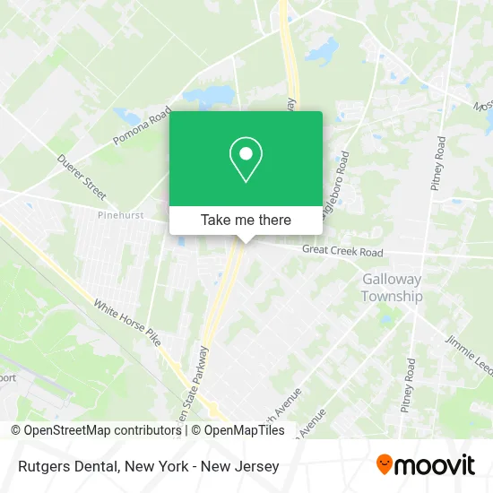 Rutgers Dental map