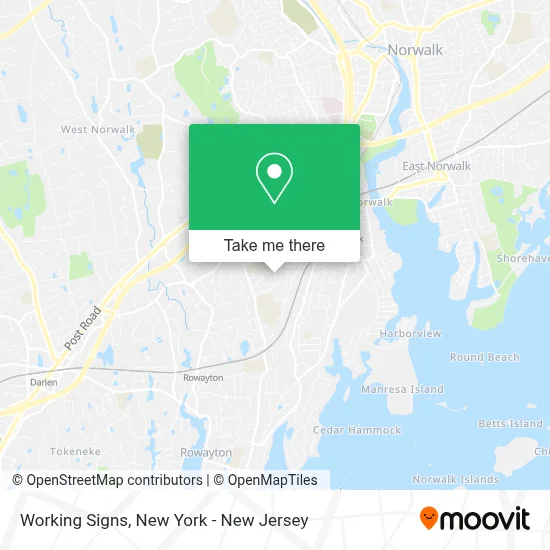 Working Signs map