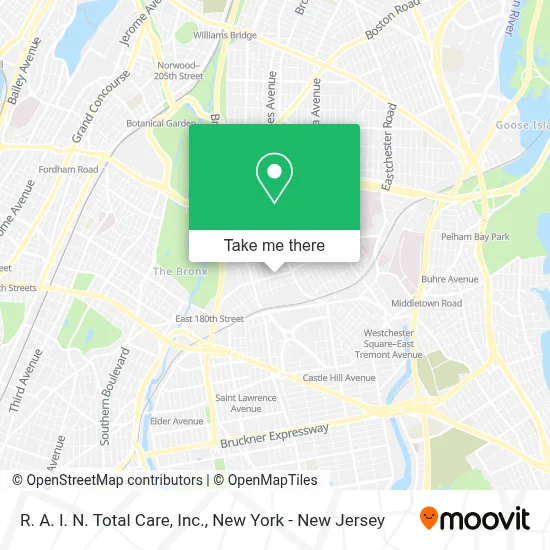 R. A. I. N. Total Care, Inc. map