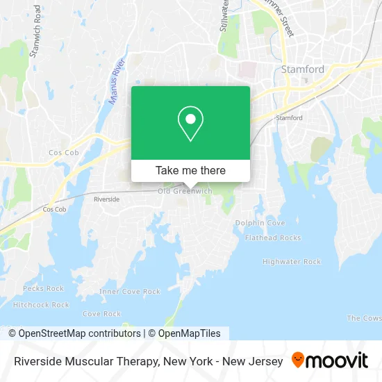 Riverside Muscular Therapy map