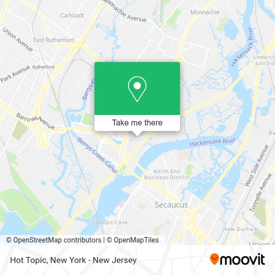 Hot Topic map