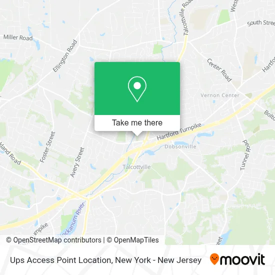 Ups Access Point Location map