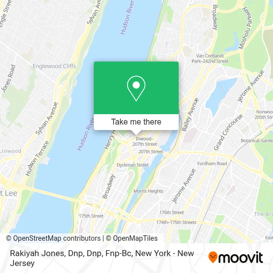 Rakiyah Jones, Dnp, Dnp, Fnp-Bc map