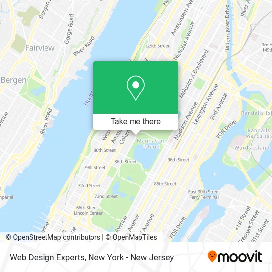 Web Design Experts map