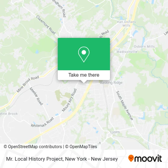 Mr. Local History Project map