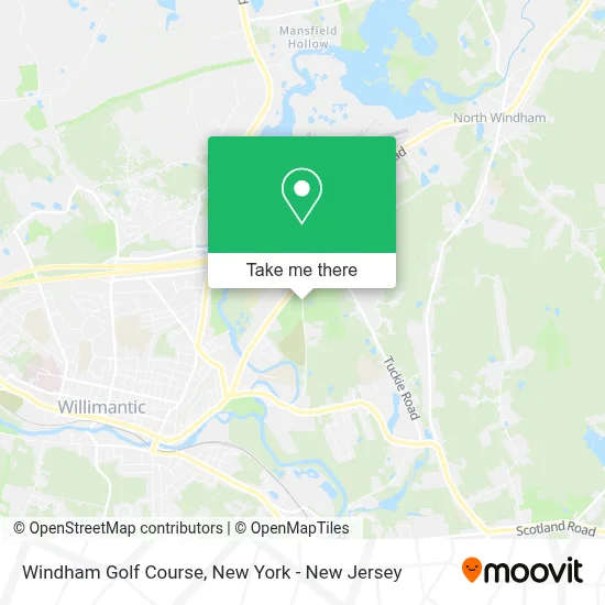 Windham Golf Course map