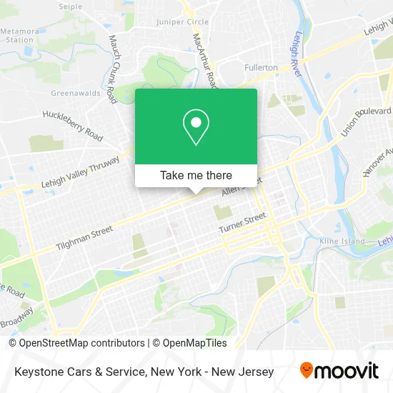 Keystone Cars & Service map
