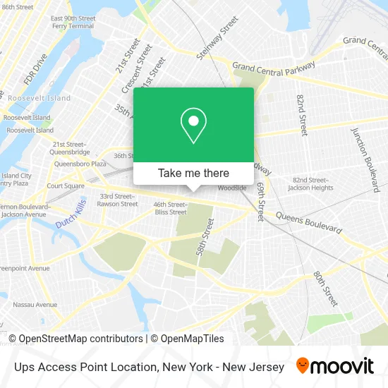 Ups Access Point Location map