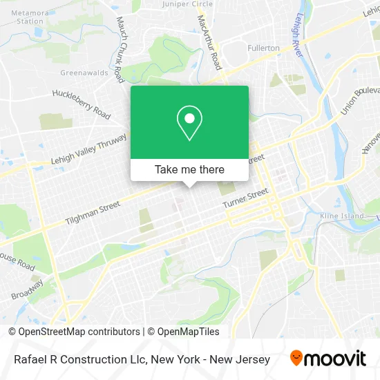 Rafael R Construction Llc map