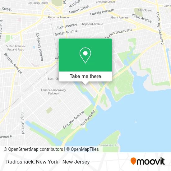 Radioshack map