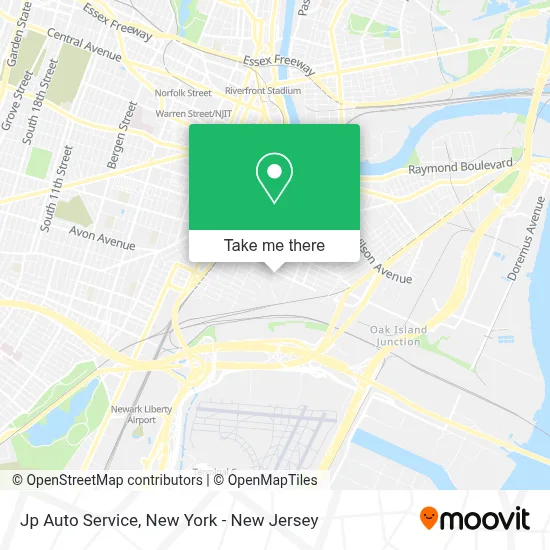 Jp Auto Service map