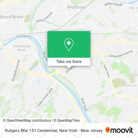 Rutgers Bhs 151 Centennial map