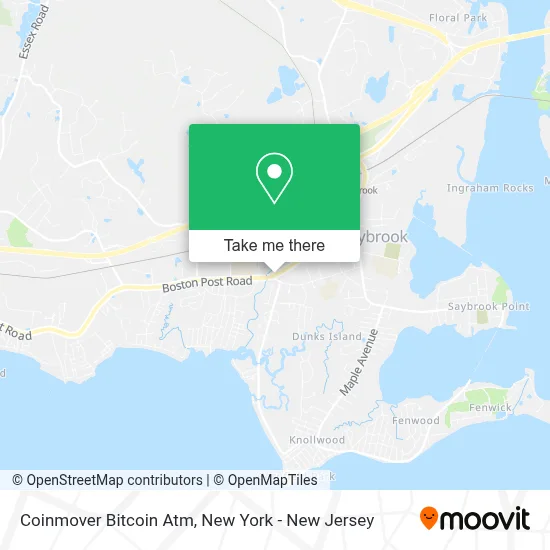 Coinmover Bitcoin Atm map
