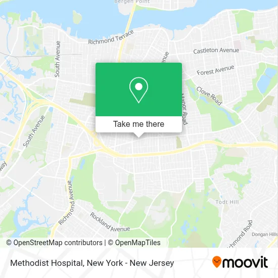 Methodist Hospital map