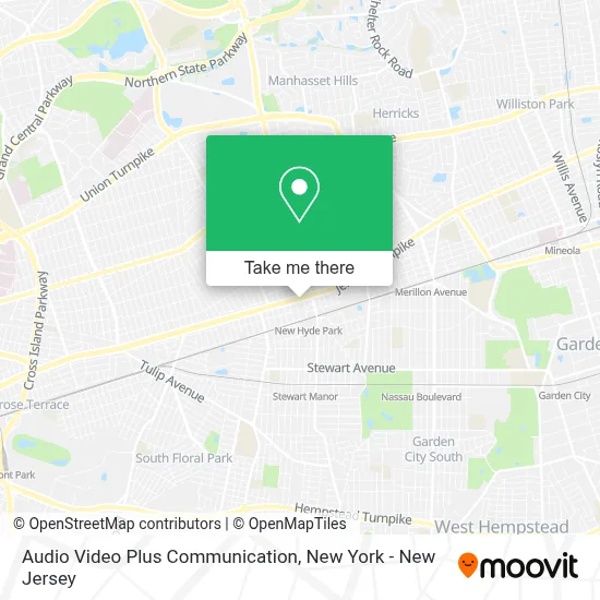 Audio Video Plus Communication map