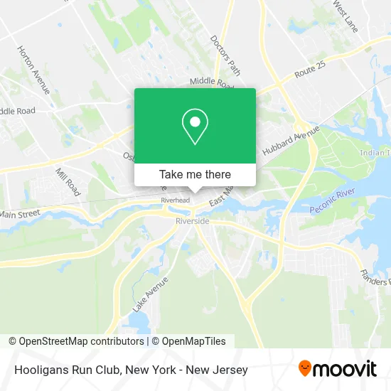 Hooligans Run Club map