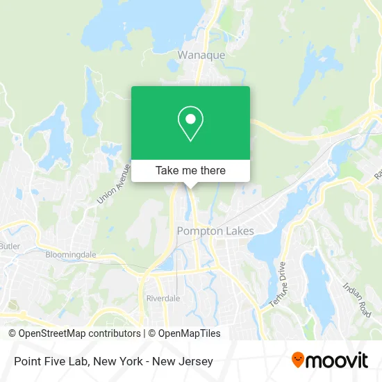 Point Five Lab map