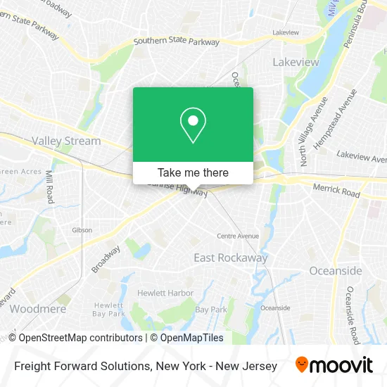 Freight Forward Solutions map