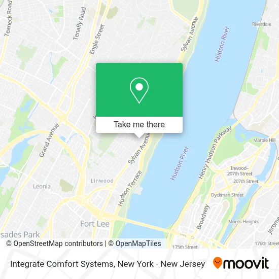 Integrate Comfort Systems map