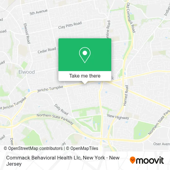 Commack Behavioral Health Llc map