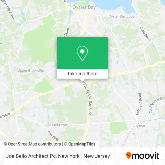Joe Bello Architect Pc map